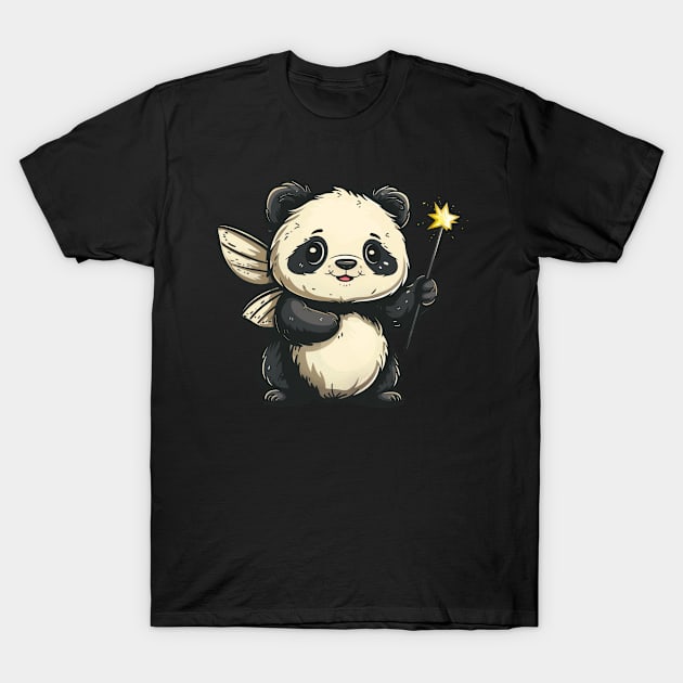 Fairy Panda  - Panda Bear Japanese T-Shirt by Anassein.os